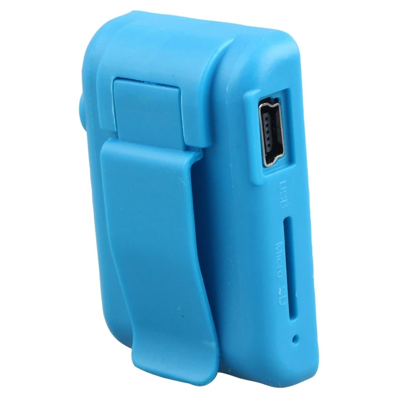2 шт Мини Зеркало Клип USB цифровой Mp3 музыкальный плеер Поддержка 8 Гб SD TF карта, розовый и синий