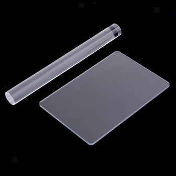 

2 Pcs Solid Acrylic Roller Rolling Pin Sculpey Polymer Clay Art Craft Accessories