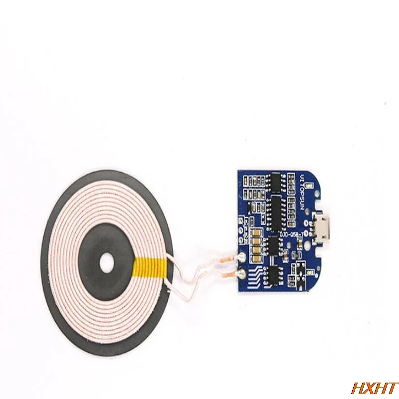 Wireless charger module motherboard, base PCBA board + coil, universal QI standard, multiple solution development
