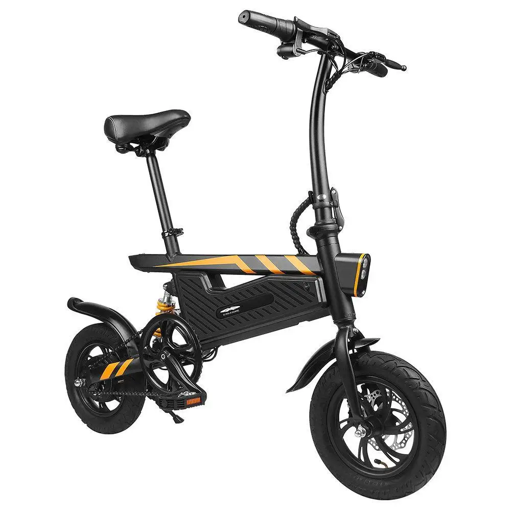 Discount Portable Electric Scooter Folding 2 Wheels Electric Bicycle 15.74 Inch 250W 36V Max 25KM/H Adults Black Electric Bike Bicycle 20