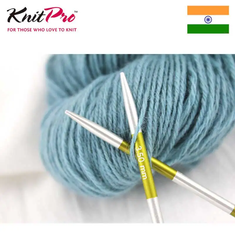 KnitPro Smartstix 8 см Сменные алюминиевые круглые иглы и линейка в одном