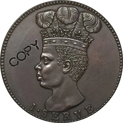 Барбадос 1792 1 пенни копия монет