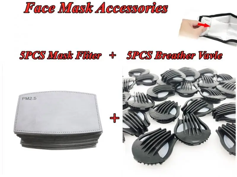 

Activated Carbon Mask Filter For Cycling Bike Bicycle Masks Valve Cap 6 Layer Air Cleaner Dust Pollution PM 2.5 Smog Mask Filter
