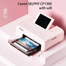 

NEW Canon SELPHY CP1300 Compact Photo Printer Kit Wifi wireless suit for KP-108IN RP-108 KP-36 KC-36 KL-36 Photo Paper