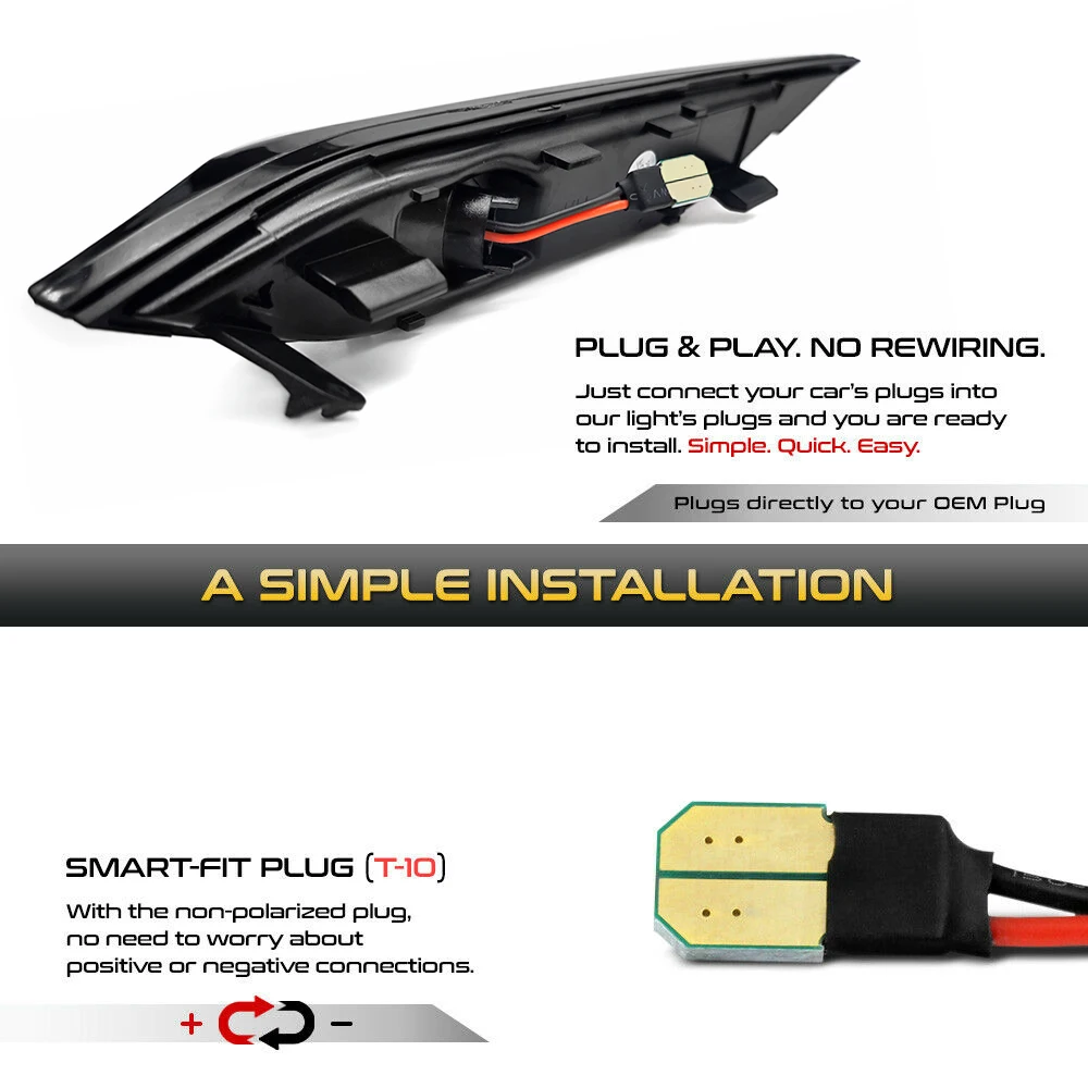 2Pcs Dynamic LED Side Marker Light Arrow Turn Signal Blinker Indicator Lamps For Porsche Cayenne 958 92A 2011-2014 # 95863107200