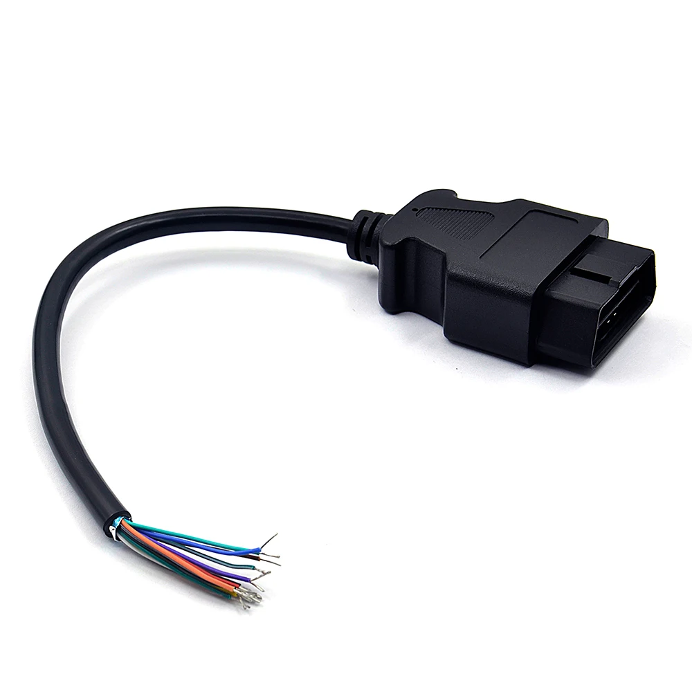 OBD2 16Pin Female Extension Opening Cable Car Diagnostic Interface Connector OBD II Female Converter OBD2 Male Cable