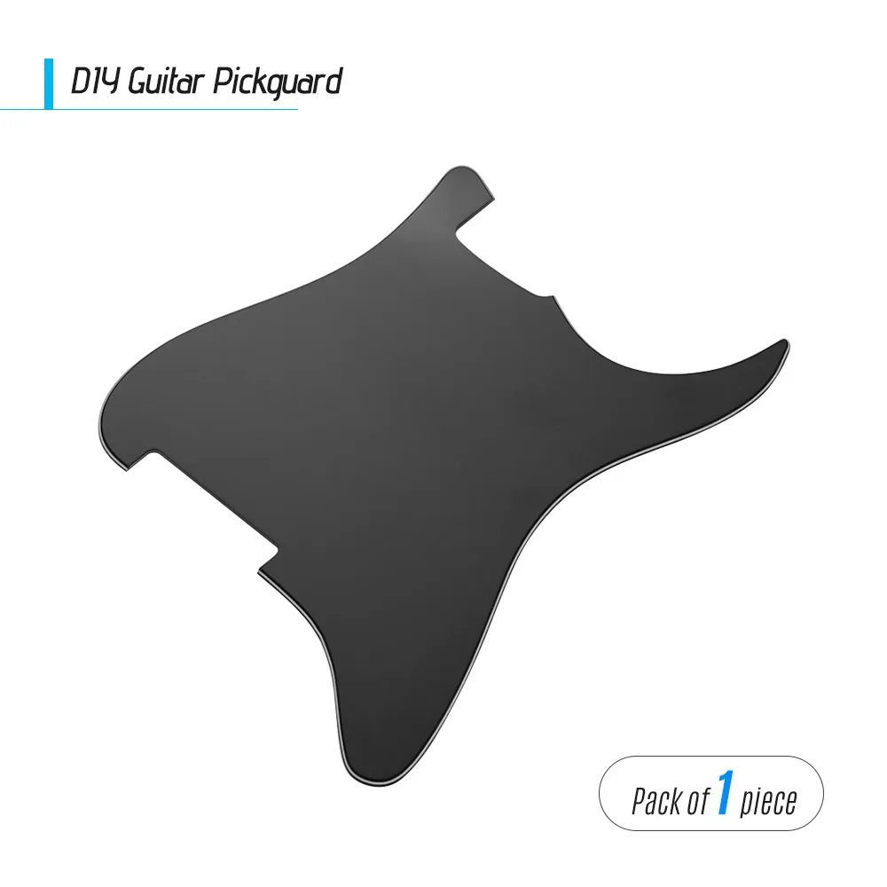 

3 Ply Guitar Pickguard for American ST Electric Guitars DIY Custom Guard Plate Black