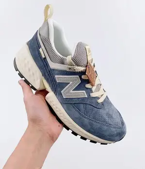

2020 New Balance Men/Women NB574 V2 Mesh Suede Walking Sneakers MS574 Summer Jogging Breathable Wearable Platform Shoes 36-45