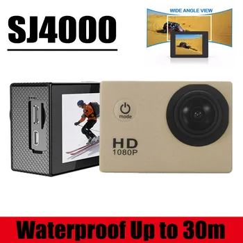 

SJ4000 Sport DV 170 Degree HD Video Photo Action Underwater 30M Waterproof Case Camera Black White Silver Yellow Blue Gold
