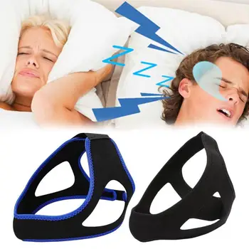 

New Anti Snore Stop Snoring Chin Strap Belt Anti Apnea Jaw Solution Sleep Support Apnea Belt Sleeping Health Care Tools