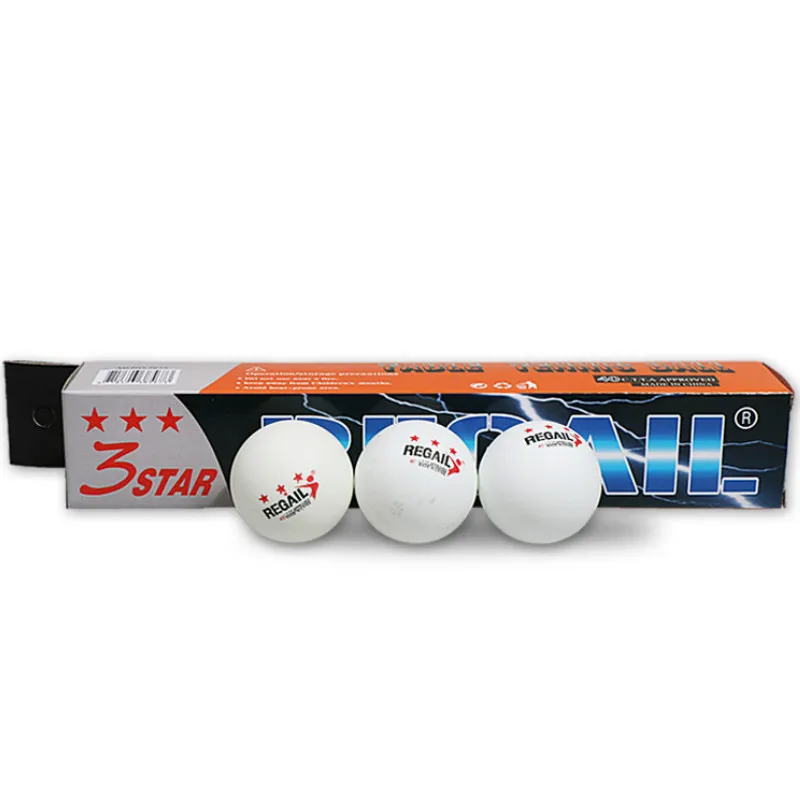 

Table tennis boxed Samsung students training ping pong balls 6 Pack international standard training ball