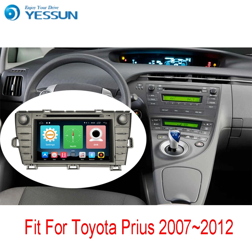 Автомобильный навигатор Yessun с GPS для Toyota Prius 2009 ~ 2013 HD сенсорный экран Android