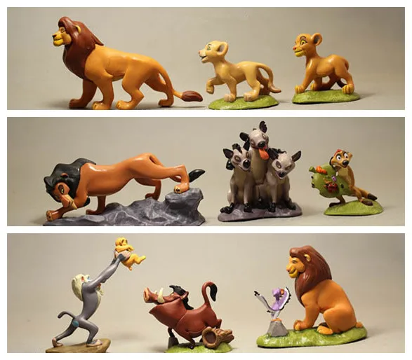 

The Lion King Simba Scar Nala Mufasa Timon Pumbaa PVC Model Figure Toy Doll Children Birthday Gift Home Decoration