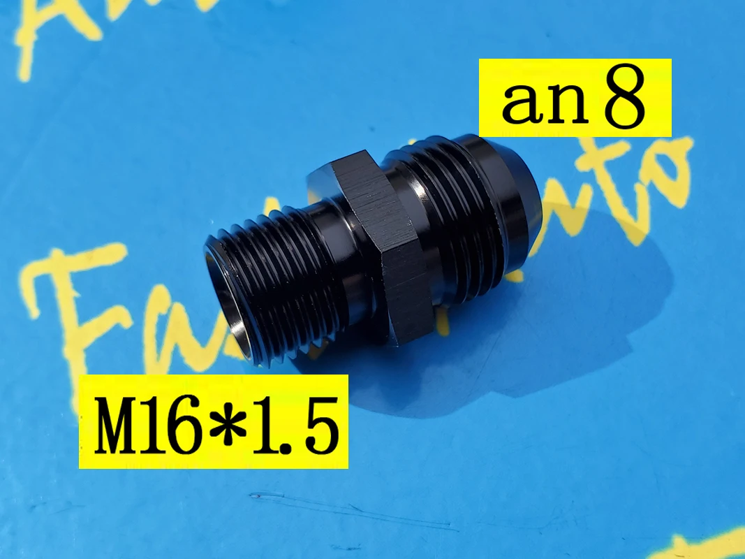 

Male M16 P1.5 M16 * 1.5 M16 x 1.5 to -8an an8 an 8 male adaptor adapter Fitting