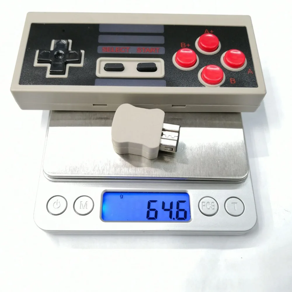 New N-E-S mini Classic Edition red and white wireless controller N-E-S game console 2.4GHz wireless controller