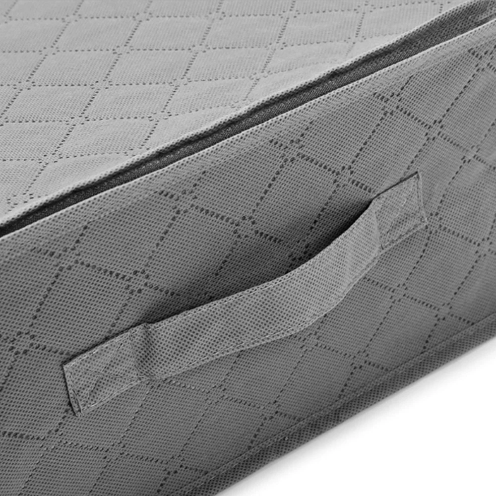 Contenitore portaoggetti sottoletto in tessuto non tessuto, contenitore portaoggetti per trapunte, coperte, vestiti, divisore, pieghevole, contenitore per vestiti, grande_voghion.com