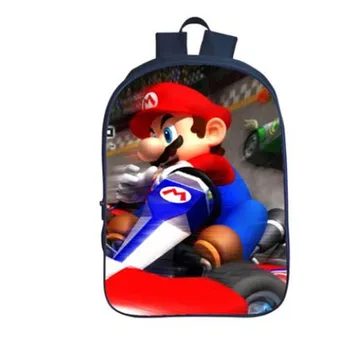

Hot Sale Children School Bags Cartoon Super Mario 3D Printing Backpacks For Boys Girls Mario Bros Bag Students Birthdays Gifts