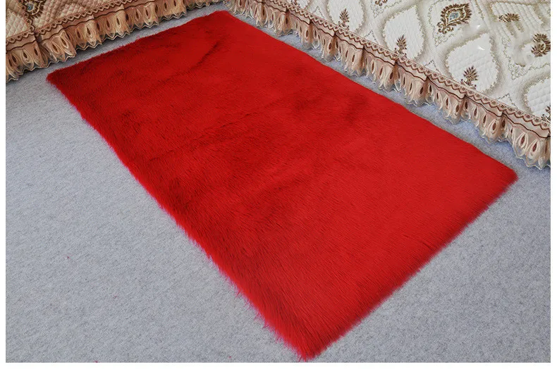 artificial wool living room bedroom rug  (4)