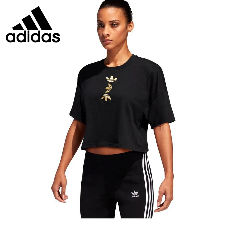 Новое поступление Оригинальная футболка с логотипом Adidas Originals LRG женские