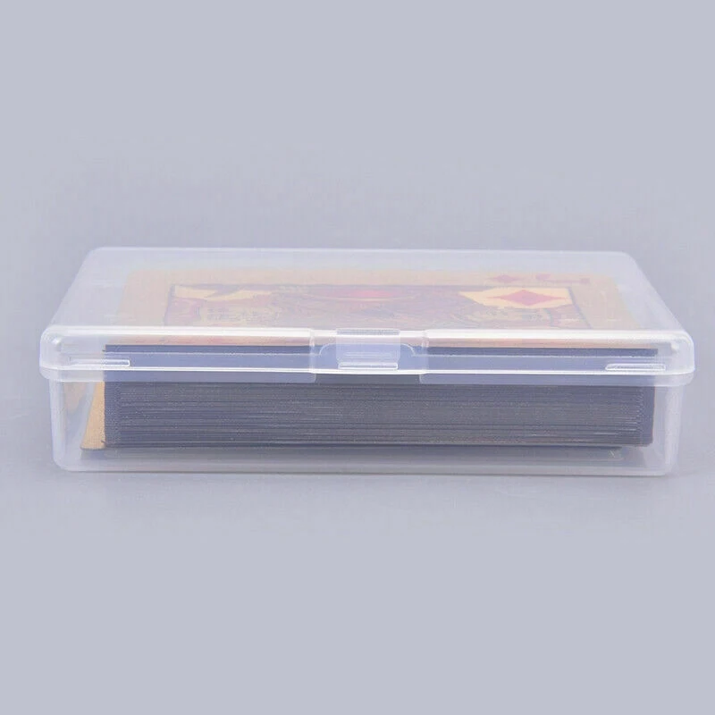 

4PCS Transparent Storage Cases 10*7cm Container Playing Poker Cards Plastic Boxes