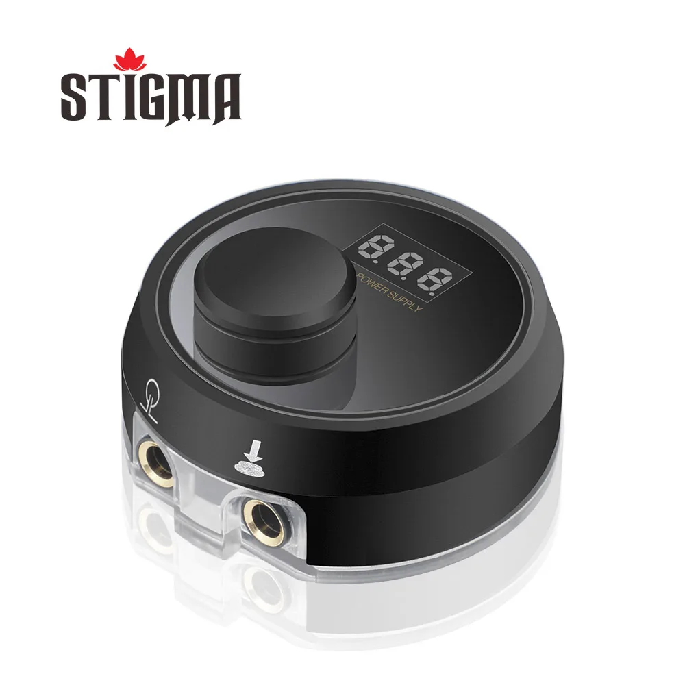 

STIGMA Tattoo Adjustable Power Supply for Tatto Machines Digital Intelligent Light Two Modes Control Aluminium 2V-12VP177