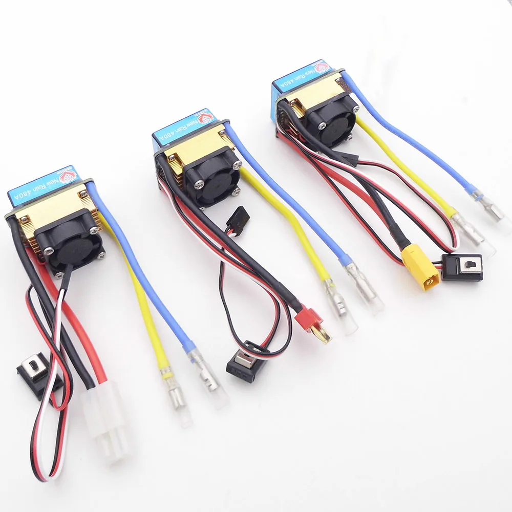 1PC 480A 80A Brush Motor ESC Speed Controller 540 550 775