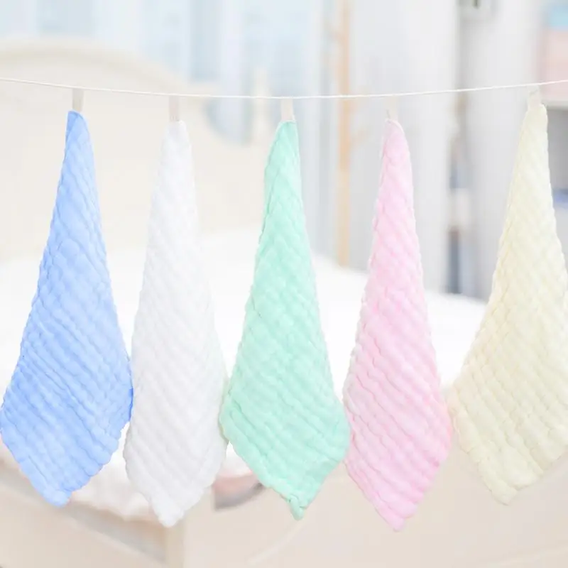 1Pcs/Lot Baby Towel Saliva Gauze Towel Cotton Comfort Baby Infant Wash Bath Newborn Children Small Square Handkerchief