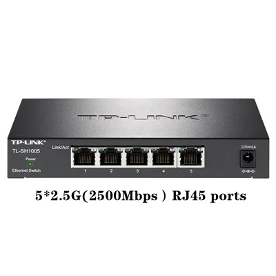 

Tp-link TL-SH1005 all 5*2,5 ГБ RJ45 Ethernet Plug and play 2500 Мбит/с 2,5g 2,5 Гбит/с 2,5 ГБ 2,5 гигабит