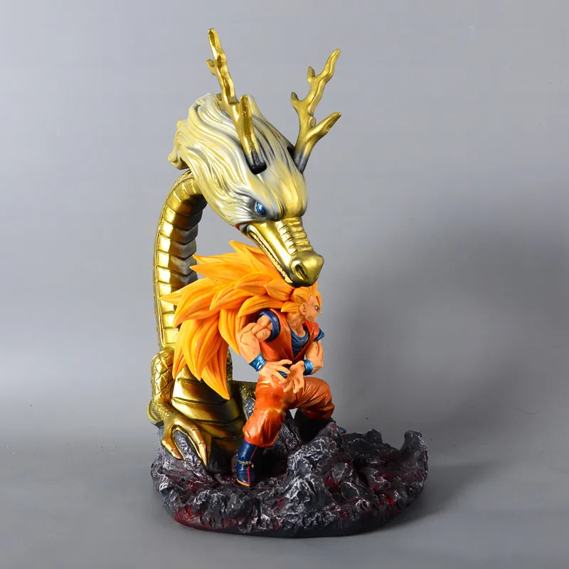 Аниме Жемчуг дракона Супер Saiyan Сон Гоку Shenron штамп в Форме Дракона GK статуя ПВХ фигурка Коллекция Модель игрушки M2691
