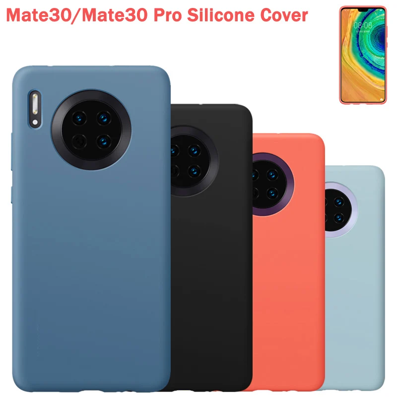 

Huawei Original Silicone Cover Soft Shockproof Shell Phone Cover For Huawei Mate 30 Pro Mate30 Pro Shockproof Shell Phone Case
