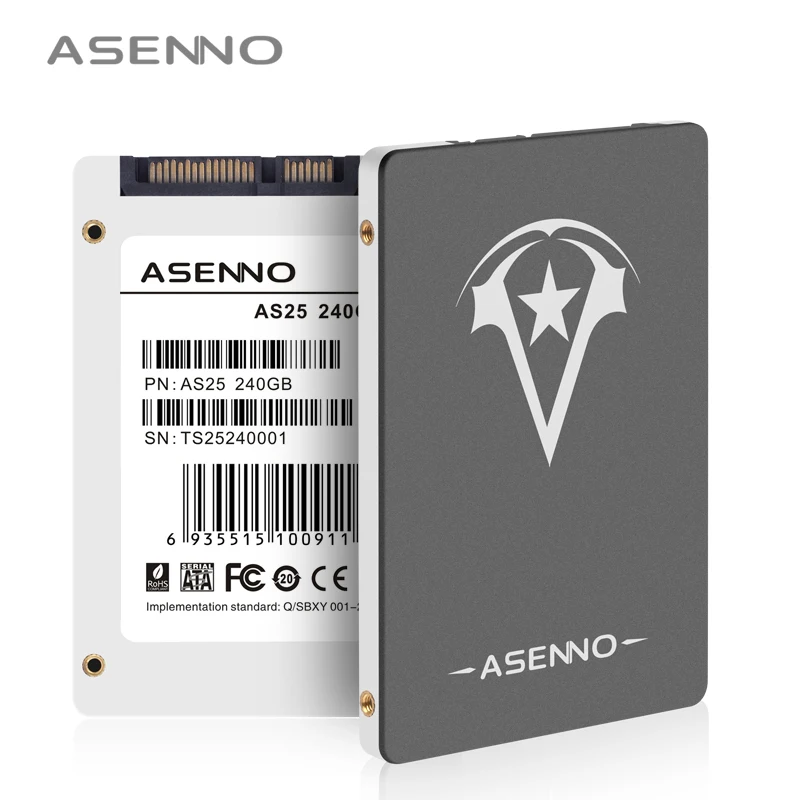Asenno SSD 1 ТБ 240 gb 480gb 120gb жесткий диск SSD SATA HDD 2,5 HD SSD Внутренний твердотельный накопитель для ноутбука