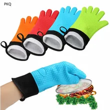1 шт., для пищевых продуктов Пособия по кулинарии перчатка для выпечки теплостойкая силиконовая решетка для барбекю перчатки прихватка-перчатки для барбекю Кухня инструменты