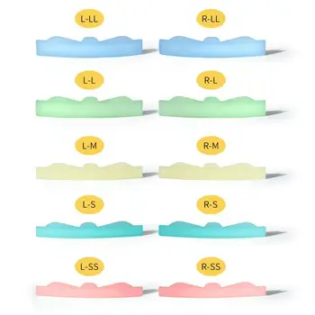 

8 Pairs Eyelash Perming Pad Silicone Eyelashes Perming Lasting Lash Reusable For Perfect Shield Lifting Curler Pads Eyelash K0A2