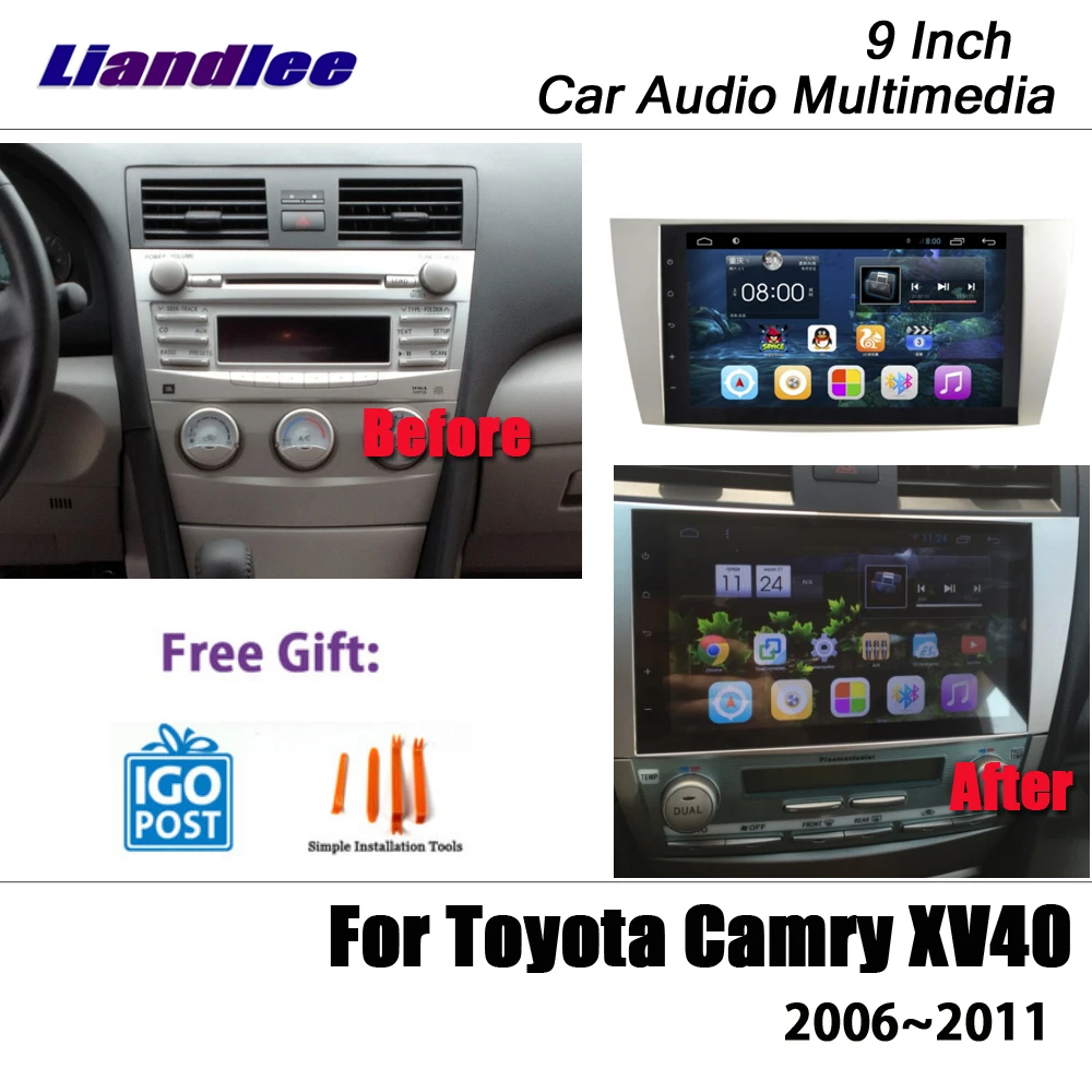 

For Toyota Camry XV40 2006 2007 2008 2009 2010 2011 Car Stereo Radio Video HD Screen GPS Navigation Android Multimedia System
