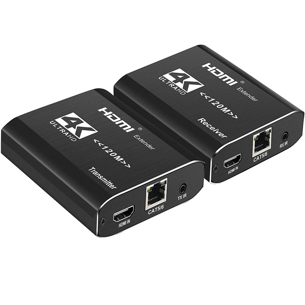 HDMI Extender cascade connection 120M 4K IR Transmitter HDMI Extender