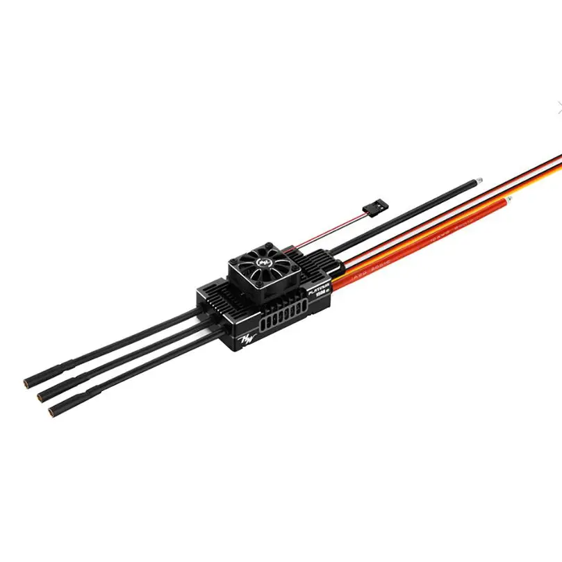 Hobbywing Platinum HV 150A V5 3-8S Switchable 5-8V/10A BEC Brushless ESC Speed Controller For RC Fix-wing 3D Flying Quadcopter
