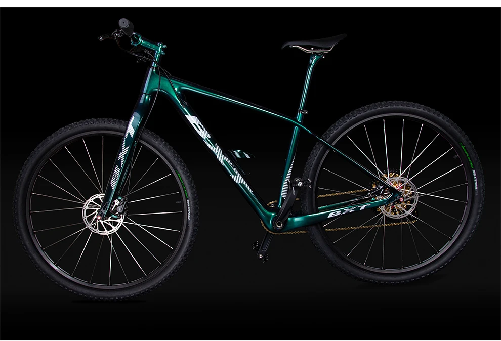 BXT велосипед карбоновый горный велосипед 29er 11 скоростей двойные дисковые тормоза S/M/L жесткая рама полный MTB велосипед горный велосипед