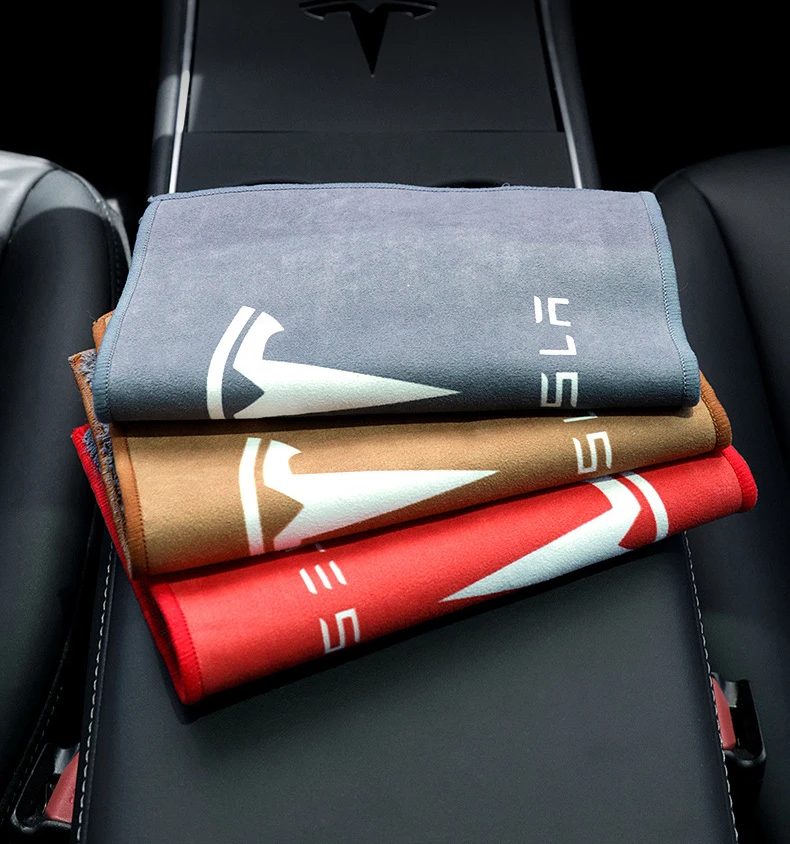 Tesla Microfiber Wash Cloth | Coral Fleece Suede