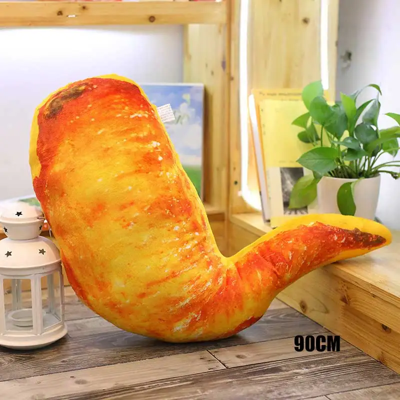 3D муляж курицы подушка для ног пищевая плюшевая игрушка подушка E2S - Color: Chicken wings 90cm