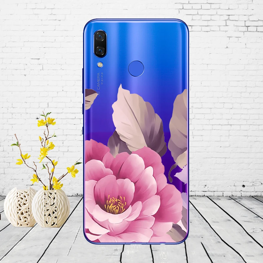 Силиконовый чехол для huawei nova 3 3i, мягкий чехол из ТПУ, задняя крышка для телефона nova 3 nova 3i, INE-LX2, INE-LX9, funda, чехол, бампер - Цвет: J28