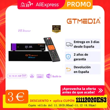 

GTmedia honor DVB-S2 satellite receiver Same as GTmedia v8 nova GTmedia V9 Super support Free Satellite tv decoder Receptor