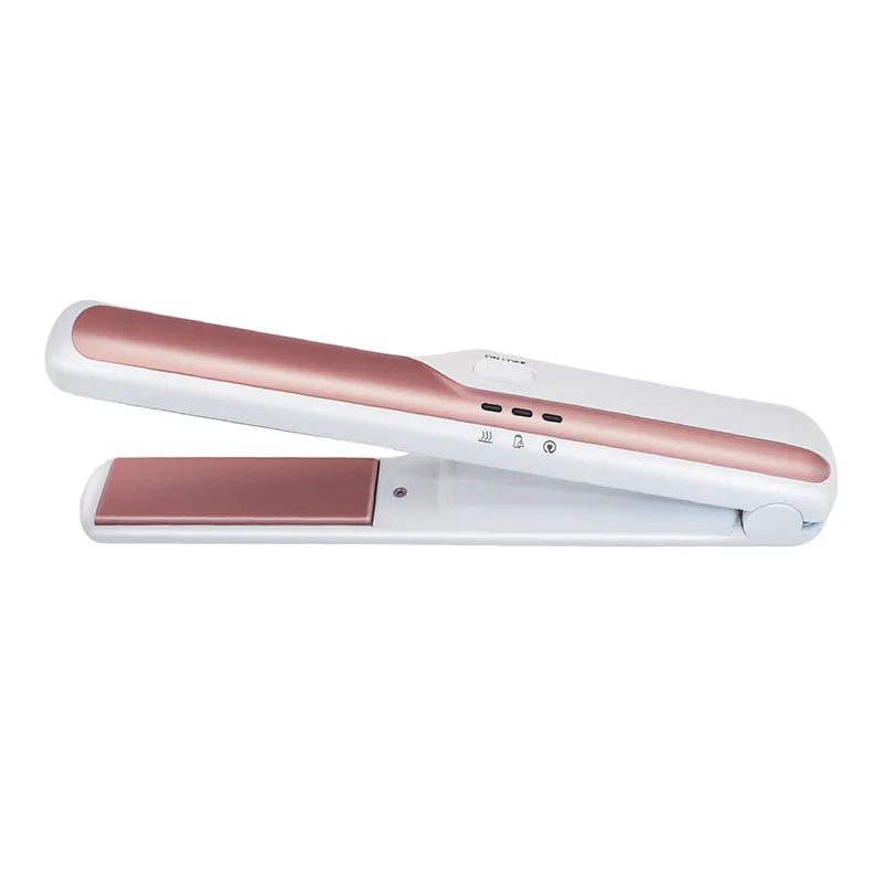 

Professional Hair Straightener Hair Curler Hair Flat Iron 2 in 1 Wireless Hair Curler Straight Hair Mini Charging Hair Curler Us