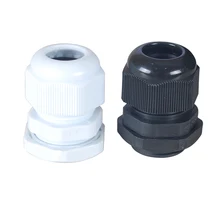 50 шт. M27 x1.5 кабельный ввод Разъем IP68 Водонепроницаемый Нейлон Пластик PA провода Кабельный соединитель желез для 13-18 мм