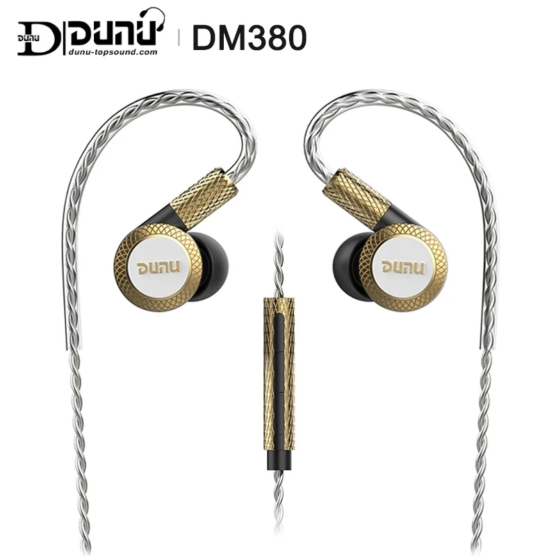 Тройной титановый мембранный драйвер DUNU DM380 linearмакет Внутриканальные наушники