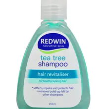 2 шт. Redwin масло чайного дерева антисептический шампунь 250 мл PH сбалансированная формула для смягчения, ремонта и защиты ваших волос и удаления наращивания