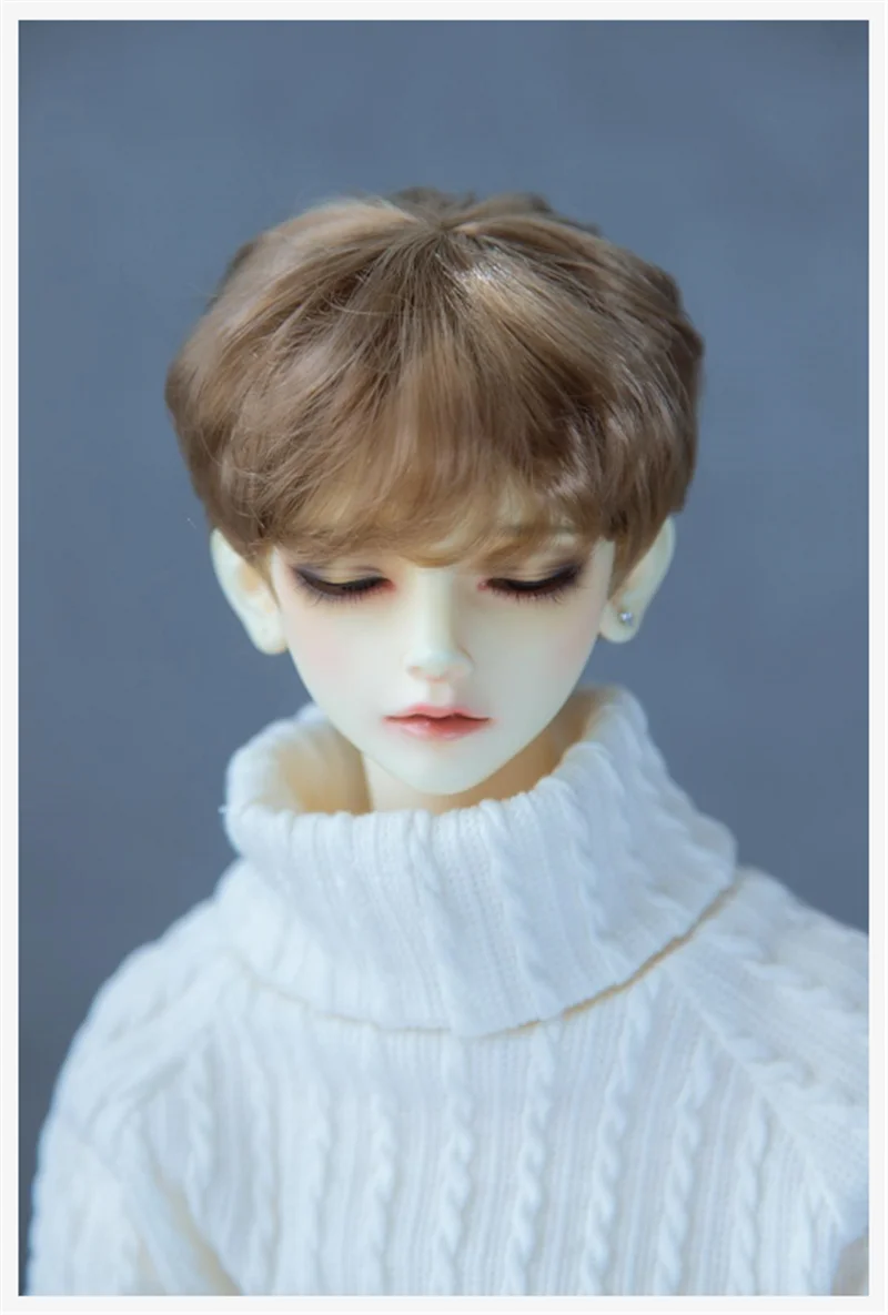 Silk Doll Accessory Doll Wigs Wig Bjd Doll Boy 1 4 Wig Doll Bjd 8