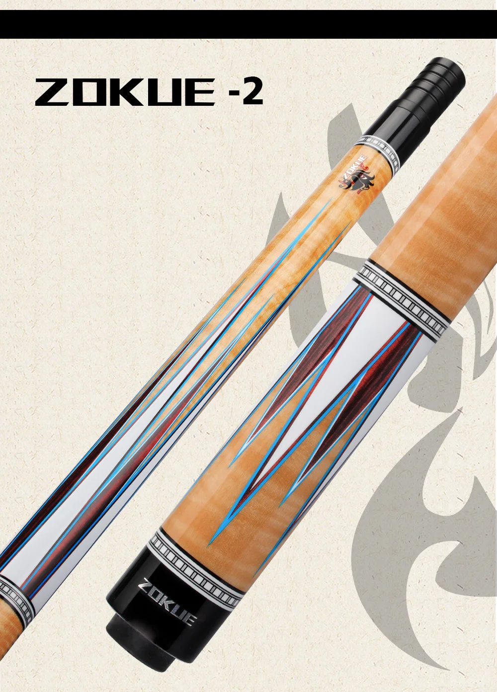 Zokue carom cue