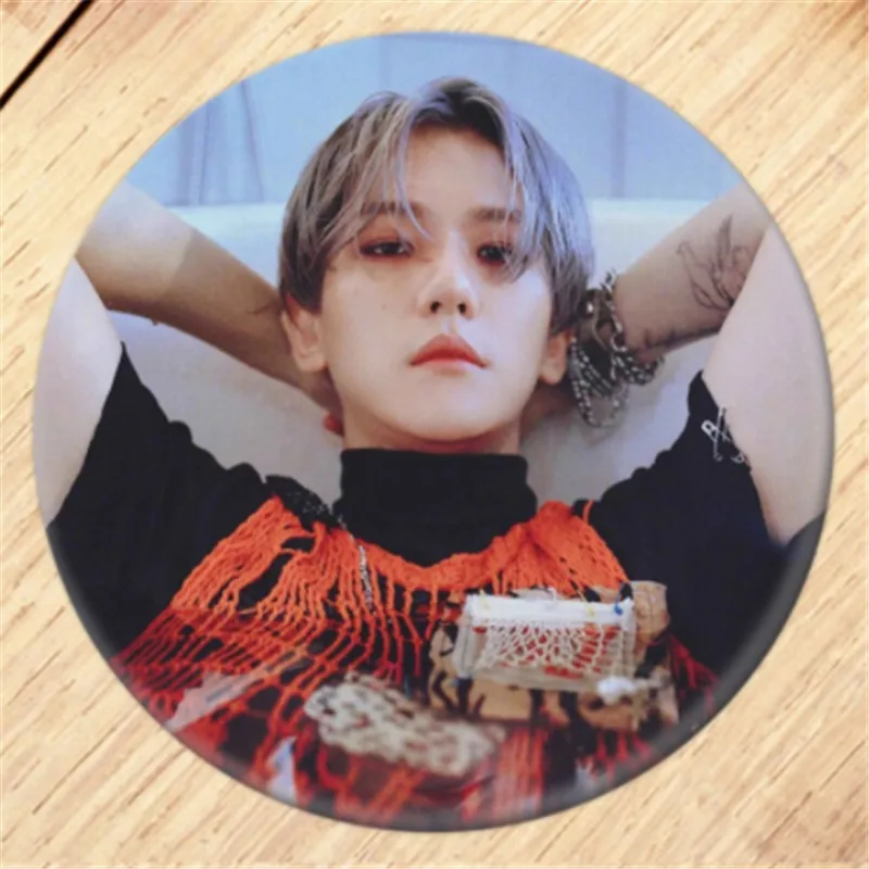 5 Новая Kpop группа супер м Брошь булавка KAI MARK десять значков для одежды украшение для рюкзака ювелирные изделия B140 - Окраска металла: 5
