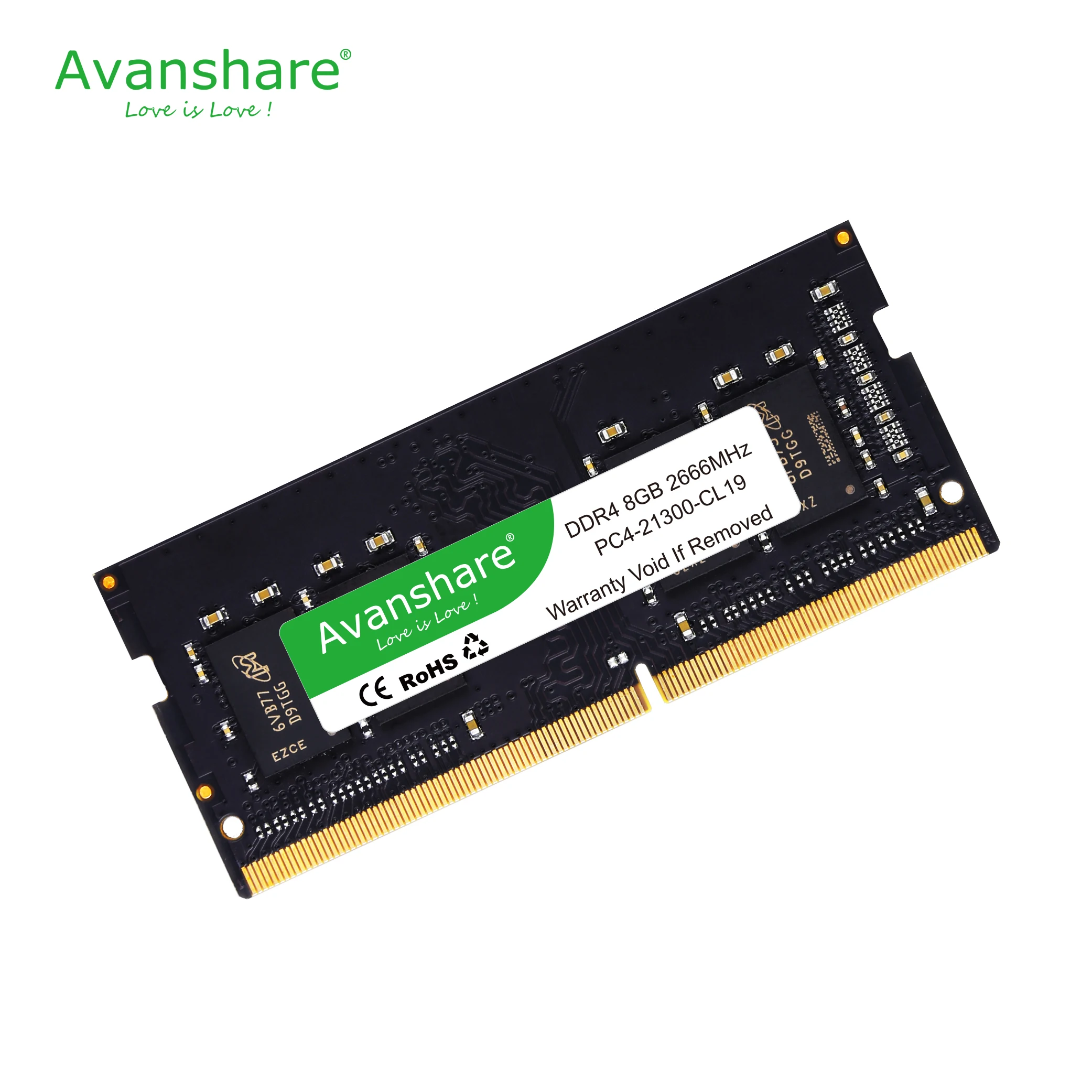 Avanshare ddr4 ram 8 ГБ 4 ГБ оперативной памяти, 16 Гб встроенной памяти, 2400 МГц 2666 DIMM памяти ноутбука Поддержка материнская плата ddr4