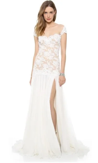 

free shipping vestido de noiva sexy backless robe de mariage cap sleeve 2019 new fashion romantic wedding dress bridal gown